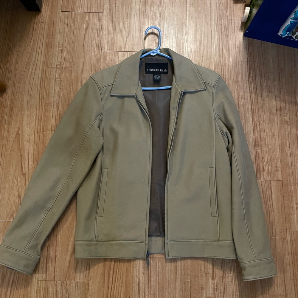Kenneth Cole man leather jacket